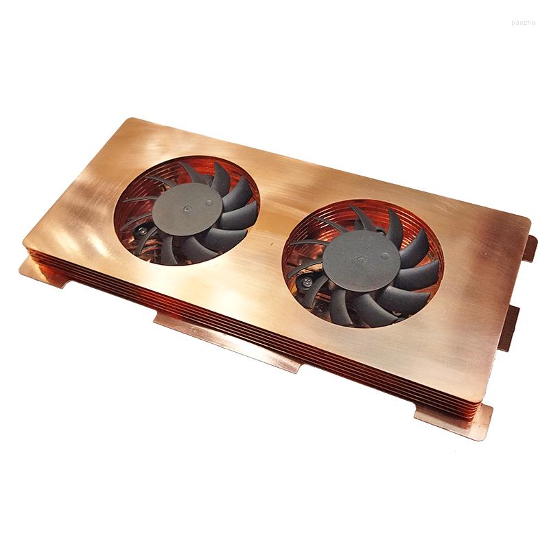 Computer Coolings Pure Copper GPU Backplate Radiator Kit Graphics Card Backplane Memory Cooler Dual Fan Heatsink For RTX 3090 3080 3070
Computer Coolings Pure Copper GPU Backplate Radiator Kit Graphics Card Backplane Memory Cooler Dual Fan Heatsink For RTX 3090 3080 3070