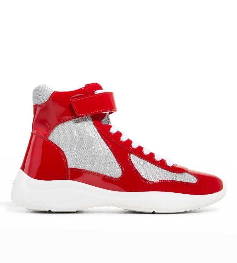 22s Men autumn casual shoes outdoor sneakers top designer America's Cup patent Leather high Top Sneaker super quality trainers lace up 38-46 with box
22s Men autumn casual shoes outdoor sneakers top designer America's Cup patent Leather high Top Sneaker super quality trainers lace up 38-46 with box