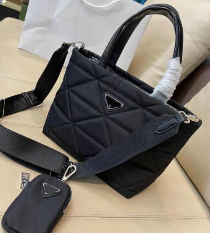 Women 2pcs/set composite shopping Handbag Designer Nylon bags Wallet Fashion hobo shoulder bag lady Tote chains handbags messenger bags purse, Black
Women 2pcs/set composite shopping Handbag Designer Nylon bags Wallet Fashion hobo shoulder bag lady Tote chains handbags messenger bags purse, Black