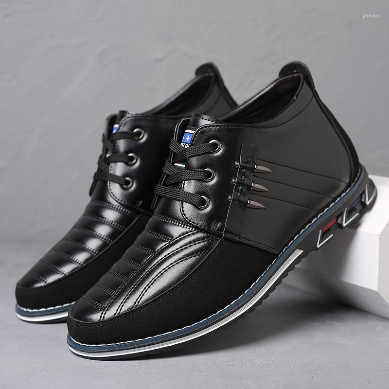 Boots Men Microfiber Leather Rivet Lace Up Business Ankle Fashion Design Men's Boot Shoes Classic Quality Mans Autumn, Black
Boots Men Microfiber Leather Rivet Lace Up Business Ankle Fashion Design Men's Boot Shoes Classic Quality Mans Autumn, Black