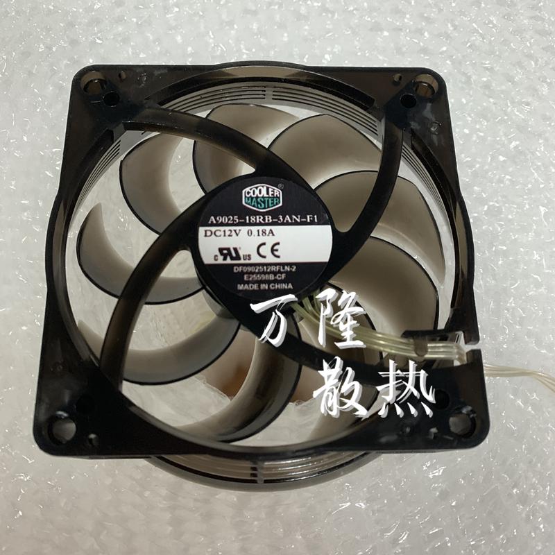 Computer Coolings Original Cooler Master A9025-18RB-3AN-F190MM 100x100x25mm Circular Fan 82mm Hole Pitch For CPU Cooling 12V 0.18A With 3pin
Computer Coolings Original Cooler Master A9025-18RB-3AN-F190MM 100x100x25mm Circular Fan 82mm Hole Pitch For CPU Cooling 12V 0.18A With 3pin