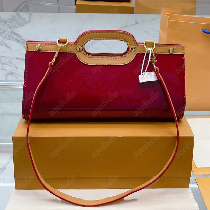 Embossed Crossbody Mini Handbags Patent Leather Shoulder Bags Luxury Designer Totes Bag Women Cross Body Handbag 3 Colors Wallet Shopping Purse Wholesale, Red
Embossed Crossbody Mini Handbags Patent Leather Shoulder Bags Luxury Designer Totes Bag Women Cross Body Handbag 3 Colors Wallet Shopping Purse Wholesale, Red