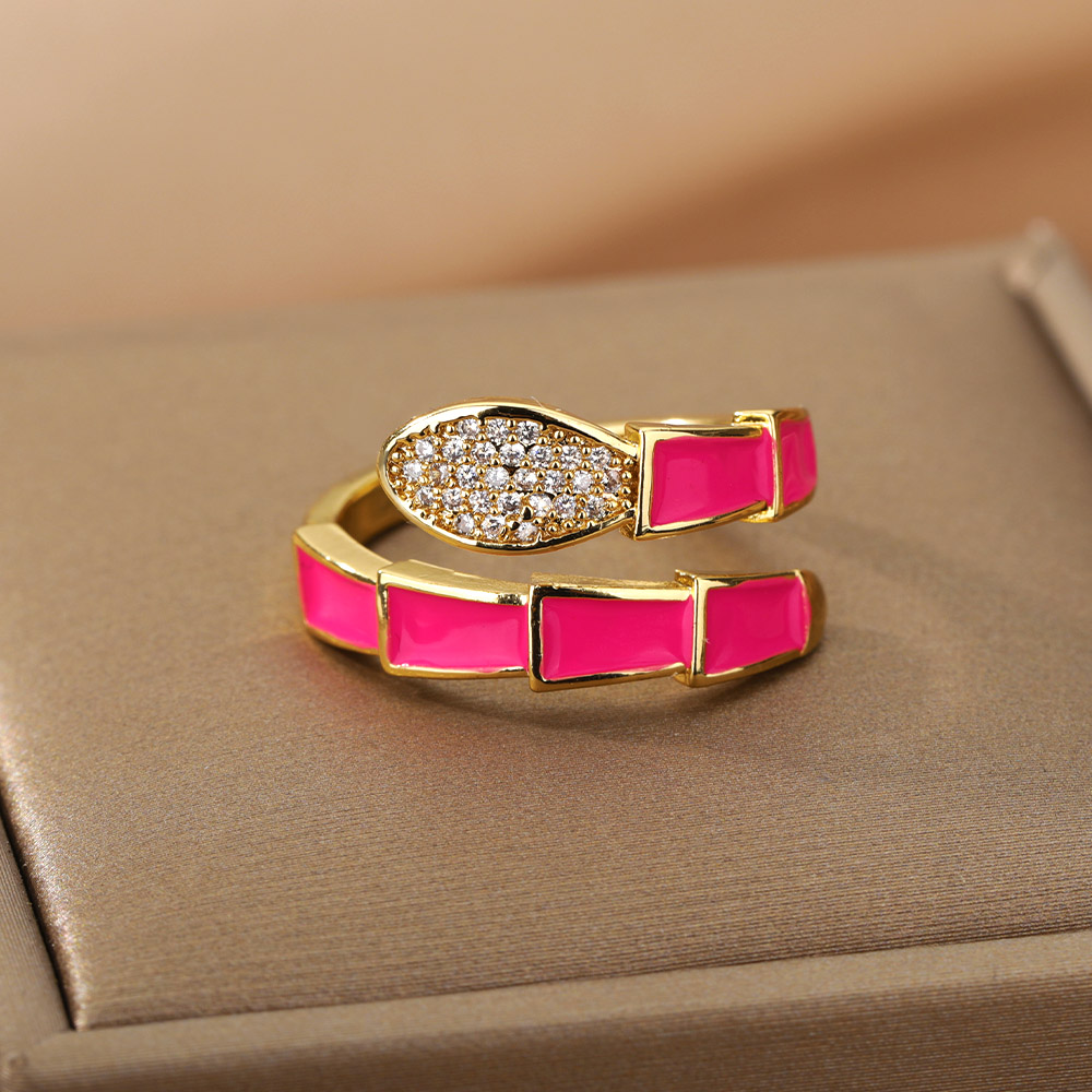 Fashion Jewelry Aesthetic Enamel Rings For Women Adjustable Drip Oil Colorful Snake Ring 2022 Trend Animal Jewerly Wedding Gift Bijoux F...
Fashion Jewelry Aesthetic Enamel Rings For Women Adjustable Drip Oil Colorful Snake Ring 2022 Trend Animal Jewerly Wedding Gift Bijoux F...