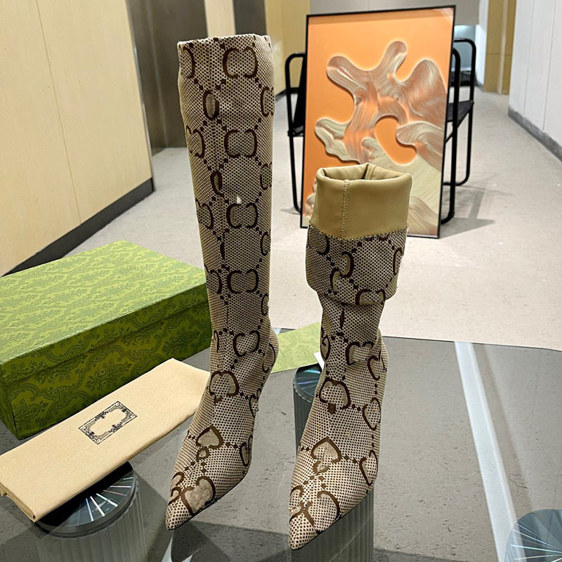 Women winter Boots designer Fashion Women's Knitted Socks Bootss Luxury 2022 Sexy elastic boots heel 8CM Thigh High Boot Breathable Elastics Pointed Toe shoes, Style 4 heel height 8cm 9 inches
Women winter Boots designer Fashion Women's Knitted Socks Bootss Luxury 2022 Sexy elastic boots heel 8CM Thigh High Boot Breathable Elastics Pointed Toe shoes, Style 4 heel height 8cm 9 inches