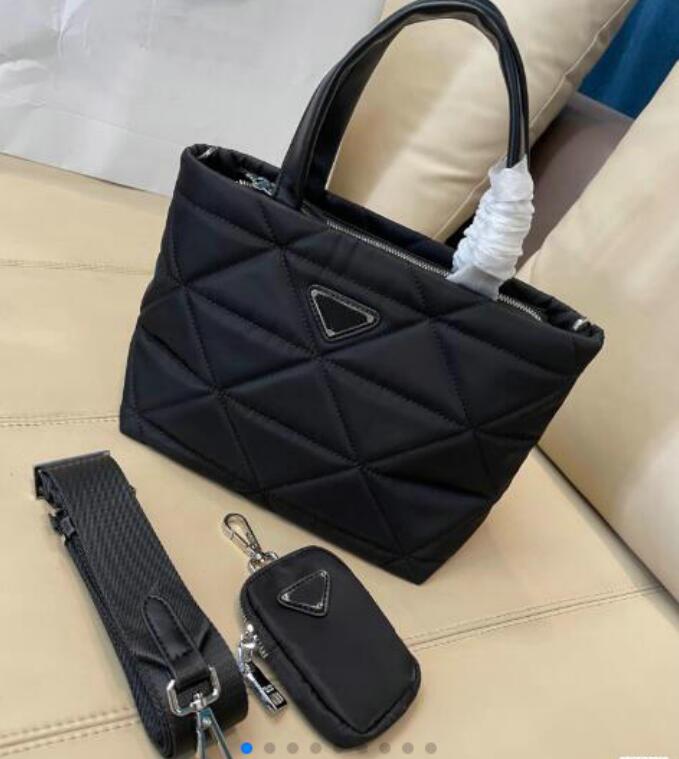 Women 2pcs/set composite Handbag Designer Nylon bags Wallet Fashion hobo shoulder bag lady Tote chains handbags messenger bags purse, Black
Women 2pcs/set composite Handbag Designer Nylon bags Wallet Fashion hobo shoulder bag lady Tote chains handbags messenger bags purse, Black