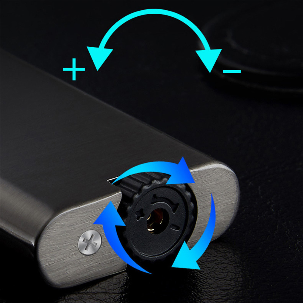 Ultra Thin Lighter Shell Open Torch Metal Straight Flame Butane Gas Lighters Outdoor Windproof Barbecue Tool Smoking Accessories W260202