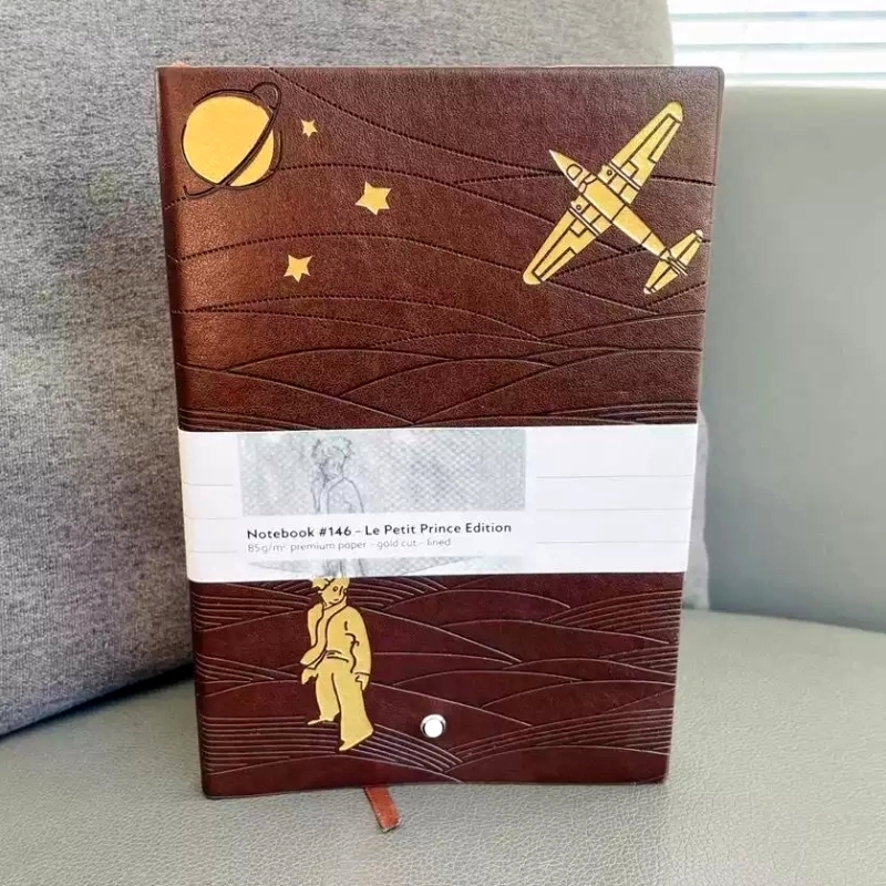 Wholesale #146 Notepads Black & Brown Leather Cover Agenda Calendar Handmade Note Book Classic Periodical Diary Office Business Notebook A5