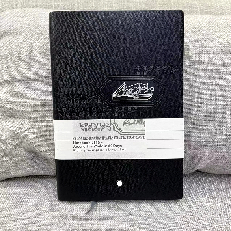 Wholesale #146 Notepads Black & Brown Leather Cover Agenda Calendar Handmade Note Book Classic Periodical Diary Office Business Notebook A5