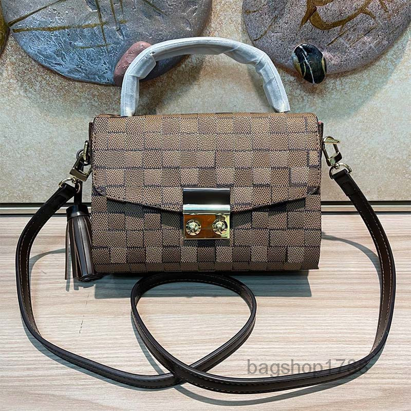 Evening Bags High Quality Checkerboard Crossbody Bags Removable Strap Genuine Leather Fashion Letters Handbags Purse Messenger Shoulder Bag
Evening Bags High Quality Checkerboard Crossbody Bags Removable Strap Genuine Leather Fashion Letters Handbags Purse Messenger Shoulder Bag