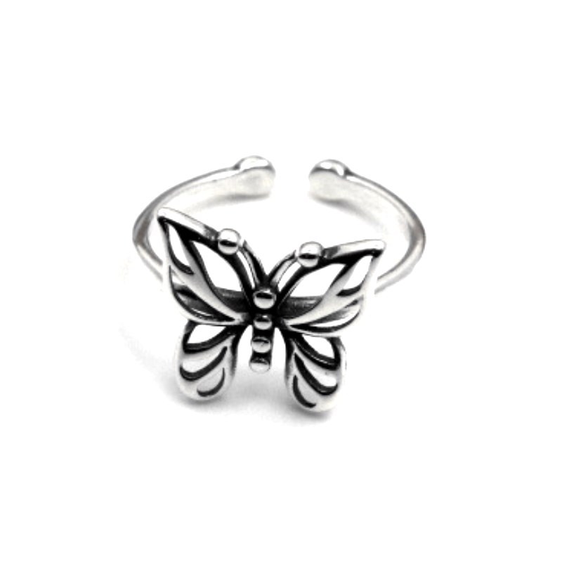 Hollow Delicate Cute Butterfly Antique Band Rings Adjustable Thai Silver Color Rings For Women Ladies Finger Simple Fashion Jewelry SR2313
Hollow Delicate Cute Butterfly Antique Band Rings Adjustable Thai Silver Color Rings For Women Ladies Finger Simple Fashion Jewelry SR2313