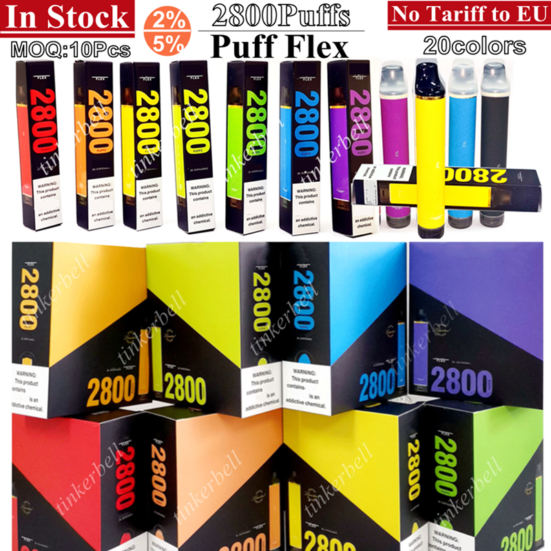 Puff Flex 2800 Puffs Hits Electronic Cigarettes 2% 5% Disposable Vape Puff 2800 8ML 0% 2% 5% Vapes E Cigs Pods Device Kits 850 mah Battery 8ml Vaporizer Vaper Desechable
Puff Flex 2800 Puffs Hits Electronic Cigarettes 2% 5% Disposable Vape Puff 2800 8ML 0% 2% 5% Vapes E Cigs Pods Device Kits 850 mah Battery 8ml Vaporizer Vaper Desechable