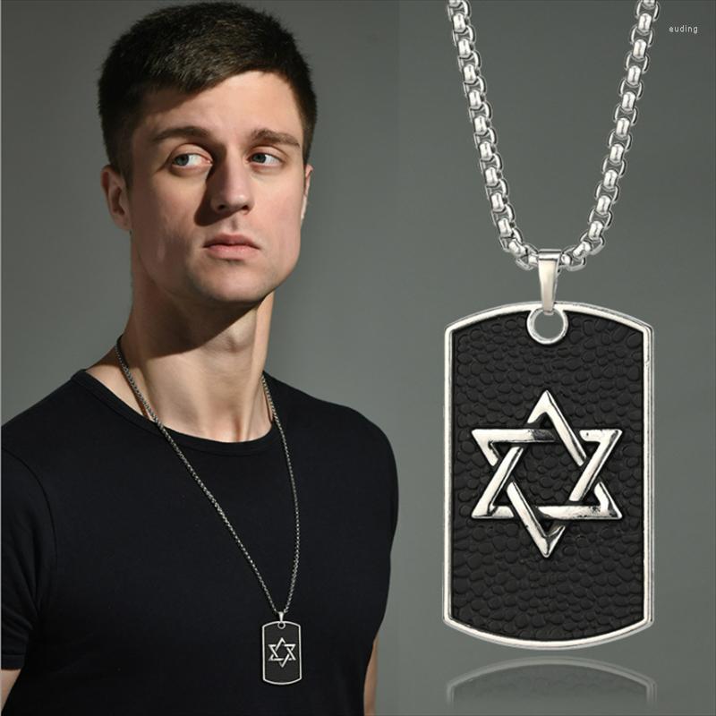 Chains Magen David Necklace Mens Stainless Steel Star Tag Jewish Israel Hebrew Pendant Of Solomon Talisman Amulet Islam Jewelry
Chains Magen David Necklace Mens Stainless Steel Star Tag Jewish Israel Hebrew Pendant Of Solomon Talisman Amulet Islam Jewelry