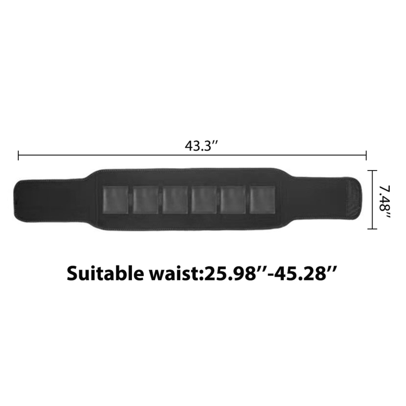 Portable Slim Equipment Electric Abs EMS Muscle Stimulation Toning Training Slimming Belt Massager Abdominal Trainer Waist Fitness Machine Professiona