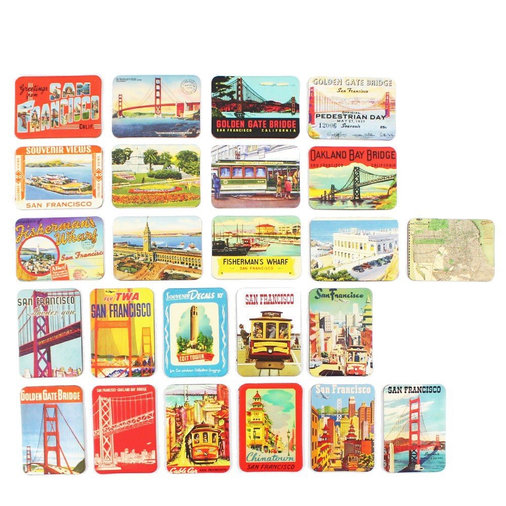 New York San Francisco Paris London city souvenirs Refrigerator magnets set of 24 magnetic fridge magnet home decoration accessories arts crafts
New York San Francisco Paris London city souvenirs Refrigerator magnets set of 24 magnetic fridge magnet home decoration accessories arts crafts