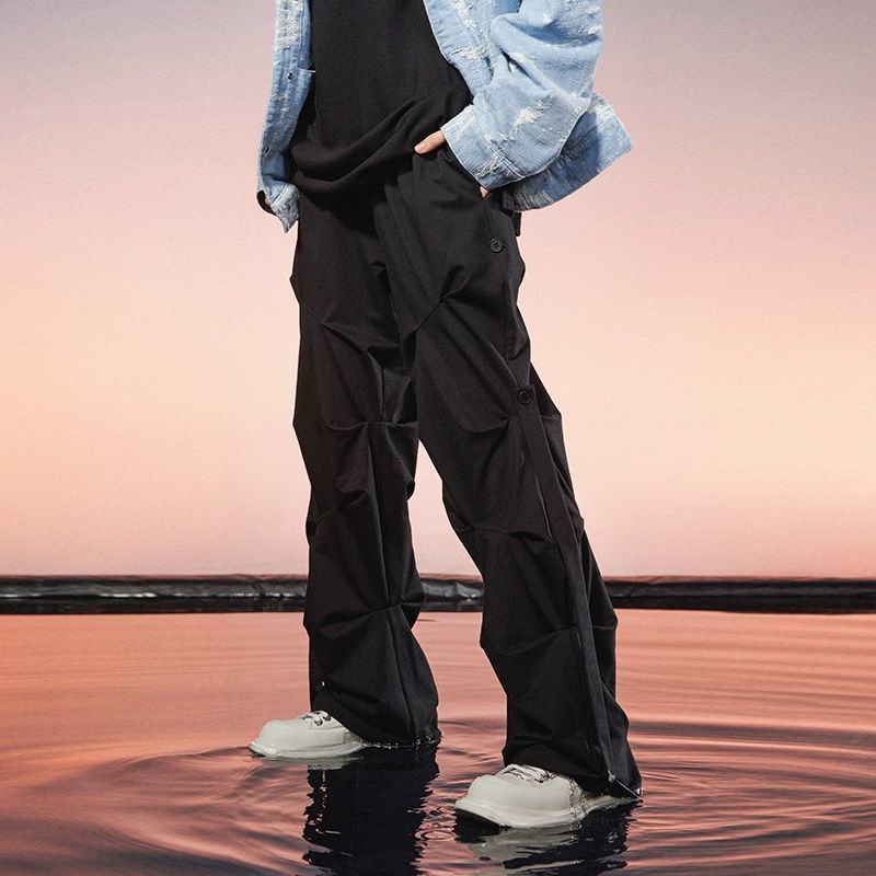 Women's Capris Feiernan Harajuku Cargo Pants for Women Grey Fashion Female High Waist Trousers Hip Hop Baggy Oversized Wide Leg Bottoms 220916 Z2