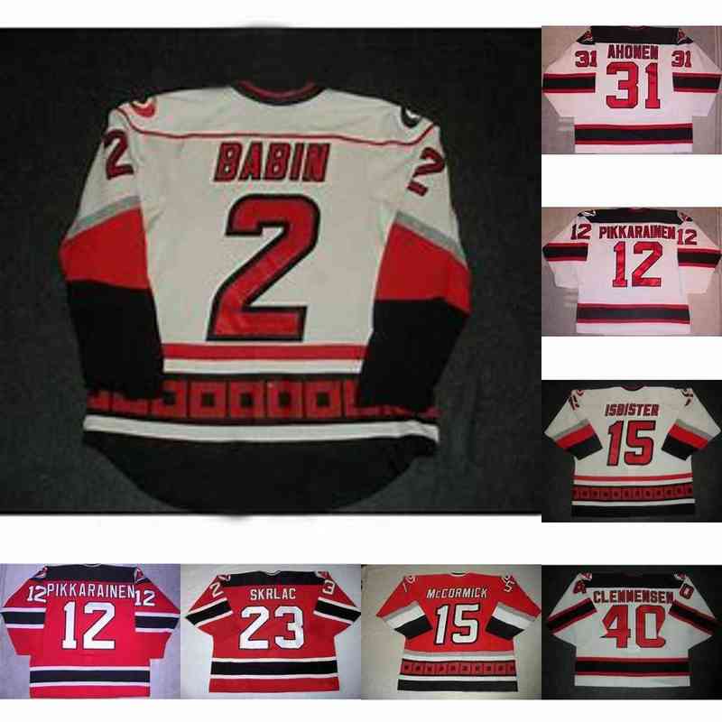 College Hockey Wears Albany River Rats Mens 40 Scott Clemmensen 15 Cody McCormick 23 Rob Skrlac 31 Ari Ahonen 20 Ryan Murphy 12 Ilkka Pikkarainen Hockey Jerseys, 2 noah babin white
College Hockey Wears Albany River Rats Mens 40 Scott Clemmensen 15 Cody McCormick 23 Rob Skrlac 31 Ari Ahonen 20 Ryan Murphy 12 Ilkka Pikkarainen Hockey Jerseys, 2 noah babin white