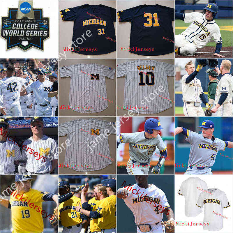 College Baseball Wears College NCAA Michigan Wolverines Baseball Jersey Jack Weisenburger Jorda Nwogu C.Elliott Rile Bertram T.Burton Jimm Obertop Danny Zimmerm, White
College Baseball Wears College NCAA Michigan Wolverines Baseball Jersey Jack Weisenburger Jorda Nwogu C.Elliott Rile Bertram T.Burton Jimm Obertop Danny Zimmerm, White