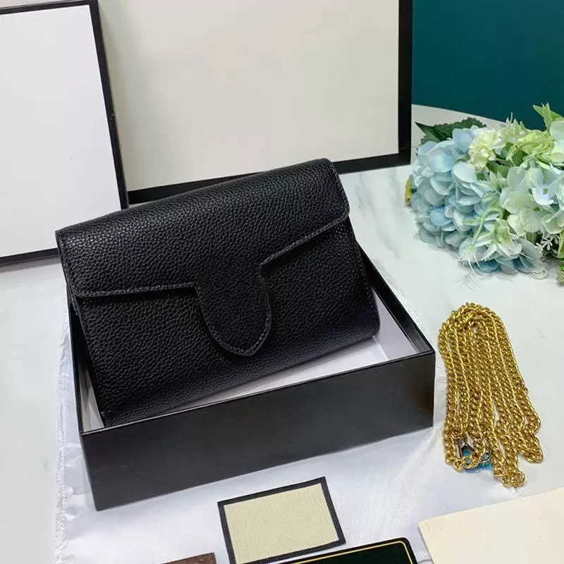 Designer quality new ladies classic chain Messenger Bags Leather Handbag Purse women fashion Commuter Bag daily shoulder bag luxury crossbody bag