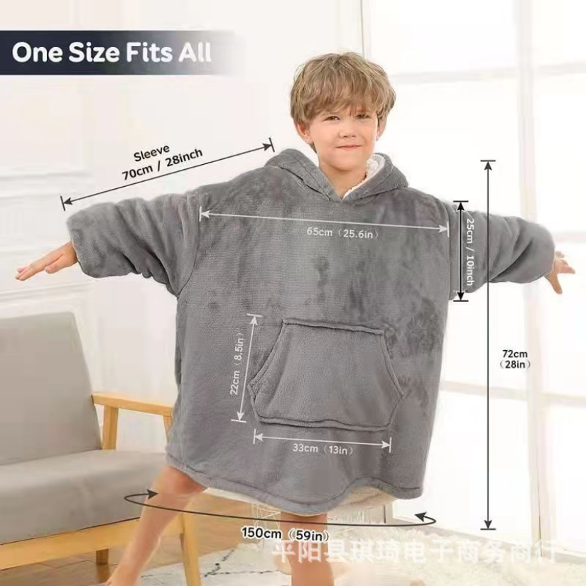 Kids Hoodie Outdoor Winter Hooded Coats Warm Slant Hooded Robe Bathrobe Sweatshirt Fleece Pullover Blanket For Children FY7956 916
Kids Hoodie Outdoor Winter Hooded Coats Warm Slant Hooded Robe Bathrobe Sweatshirt Fleece Pullover Blanket For Children FY7956 916