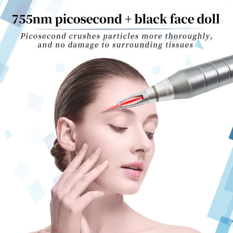 2022 picosecond laser washing tattoo and eyebrow whitening beauty freckle removal mole dark spot pigment acne scars remover instrument