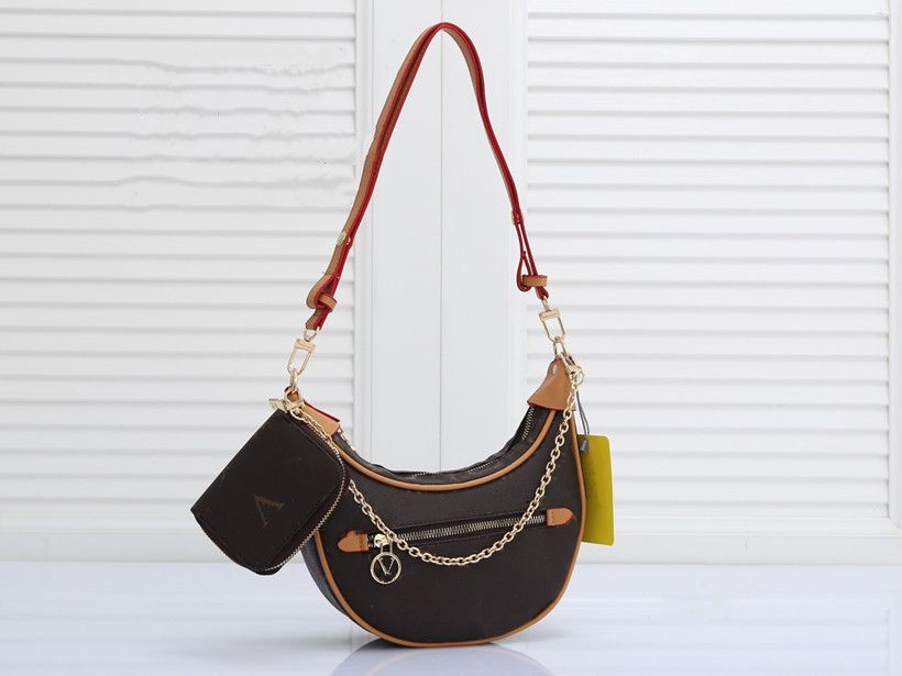 luxury designer Croissant Loop Cross Body Bags 2PCS/Set Collection Half-Moon Baguette Croissant Bag Monograms Chain designers Womens Handbags Purses, 5#
luxury designer Croissant Loop Cross Body Bags 2PCS/Set Collection Half-Moon Baguette Croissant Bag Monograms Chain designers Womens Handbags Purses, 5#