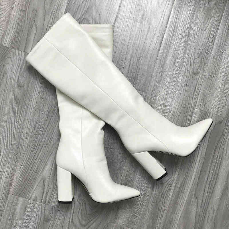 Boots Autumn Winter Women Knee High Chunky Heels Pointed Toe Designer Shoes Woman Beige Black Long T220915
Boots Autumn Winter Women Knee High Chunky Heels Pointed Toe Designer Shoes Woman Beige Black Long T220915