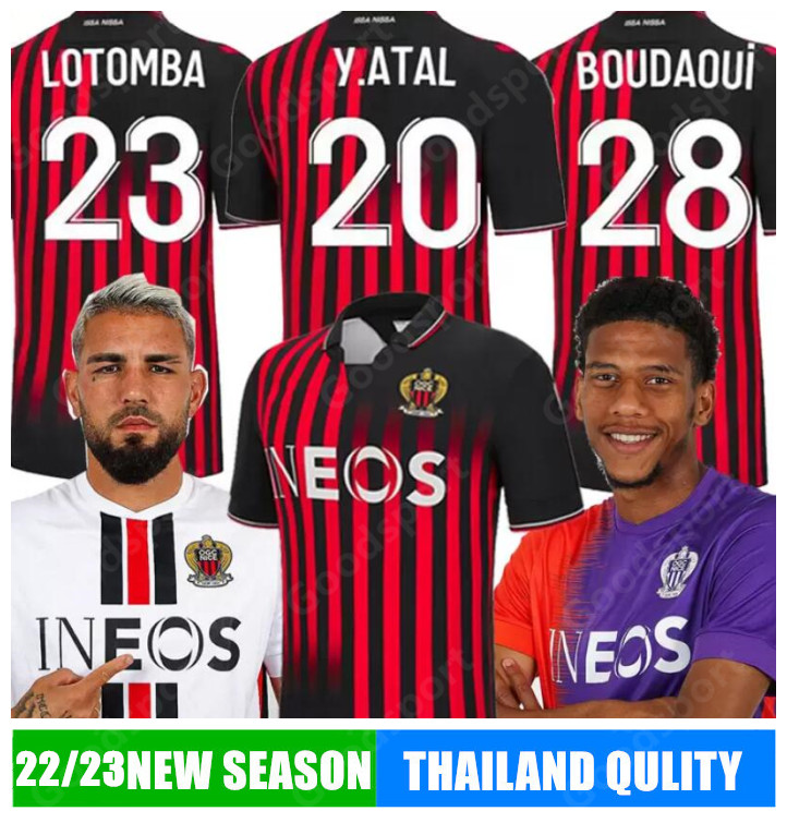 22/23 OGC Nice Soccer Jerseys ATAL DELORT MELOU GOUIRI DOLBERG TODIBO KLUIVERT DOLBERG DANTE KAMARA 2022 2023 maillot de foot LEMINA STENGS BOUDAOUI Football Shirt, Nice 22-23 third 
22/23 OGC Nice Soccer Jerseys ATAL DELORT MELOU GOUIRI DOLBERG TODIBO KLUIVERT DOLBERG DANTE KAMARA 2022 2023 maillot de foot LEMINA STENGS BOUDAOUI Football Shirt, Nice 22-23 third