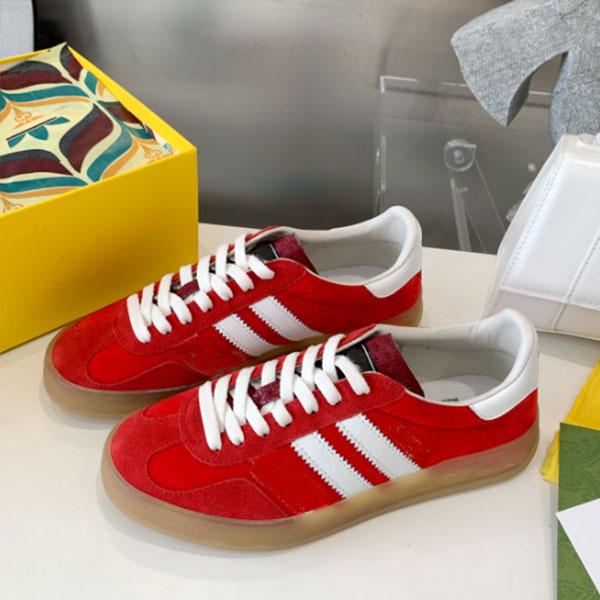 Brand Designer Casual Shoes Luxury Velvet Patchwork Print Stripe Design Gazelle Men's Ladies
Brand Designer Casual Shoes Luxury Velvet Patchwork Print Stripe Design Gazelle Men's Ladies