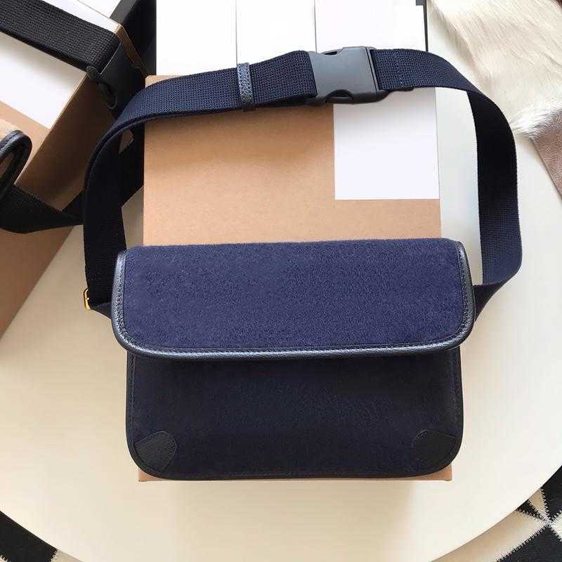 5A top waist bag imported wool adjustable shoulder strap embroidery stripe crossbody chest bag waist bag bumbag messenger bag travel bag phone bag