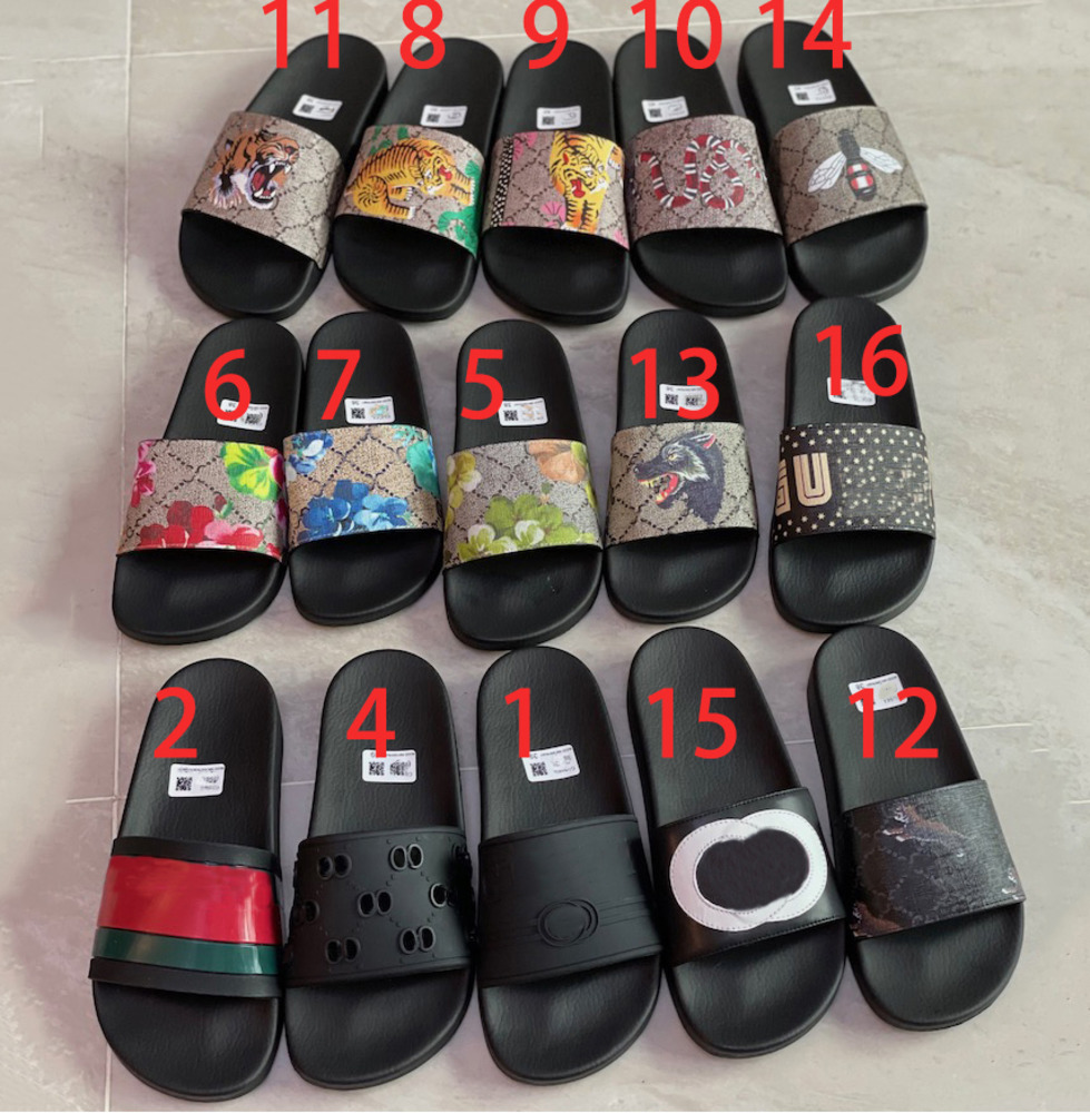 2021 Mens Flip Flops Striped Slides Sandals High Quality Printed Flower Non-Slip Slippers Women Hollow Beach Sandal With Box 311, Color 15
2021 Mens Flip Flops Striped Slides Sandals High Quality Printed Flower Non-Slip Slippers Women Hollow Beach Sandal With Box 311, Color 15