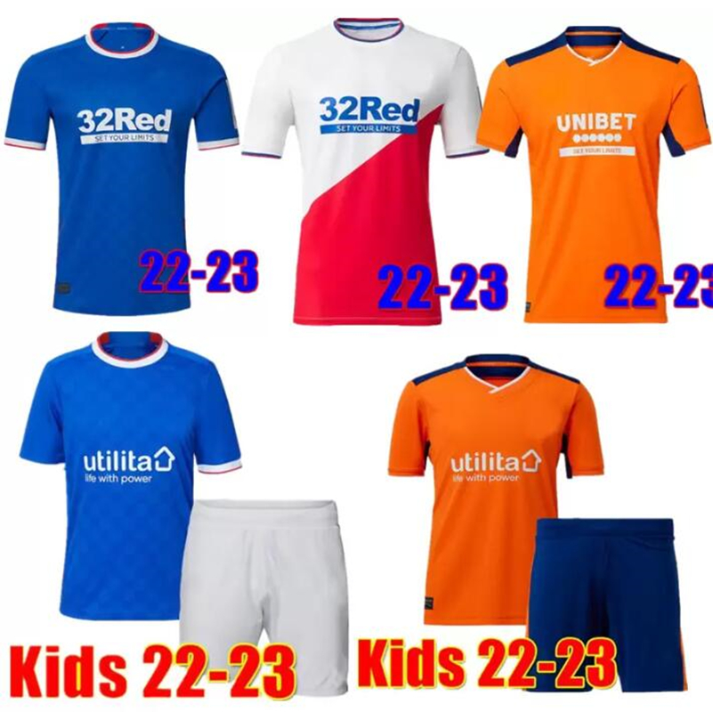 23 Glasgow Rangers Soccer Jersey home blue Kit 2022 2023 third orange away white top 150th Anniversary Legendary Commemorative football shirt Men kids kit set, Purple
23 Glasgow Rangers Soccer Jersey home blue Kit 2022 2023 third orange away white top 150th Anniversary Legendary Commemorative football shirt Men kids kit set, Purple