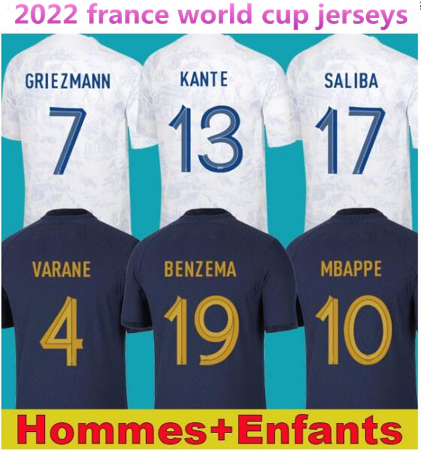BENZEMA French soccer jersey 2022 2023 MBAPPE GRIEZMANN POGBA 22 23 Men jerseys KIMPEMBE FEKIR maillot shirt hommes Kante Maillots de football SIZE S-4XL 
BENZEMA French soccer jersey 2022 2023 MBAPPE GRIEZMANN POGBA 22 23 Men jerseys KIMPEMBE FEKIR maillot shirt hommes Kante Maillots de football SIZE S-4XL