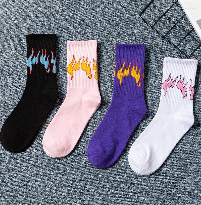 Men's Socks Ins Style Spring And Summer Men Women Flame Pattern In The Tube Tide Cotton Breathable Wild Couple 
Men's Socks Ins Style Spring And Summer Men Women Flame Pattern In The Tube Tide Cotton Breathable Wild Couple