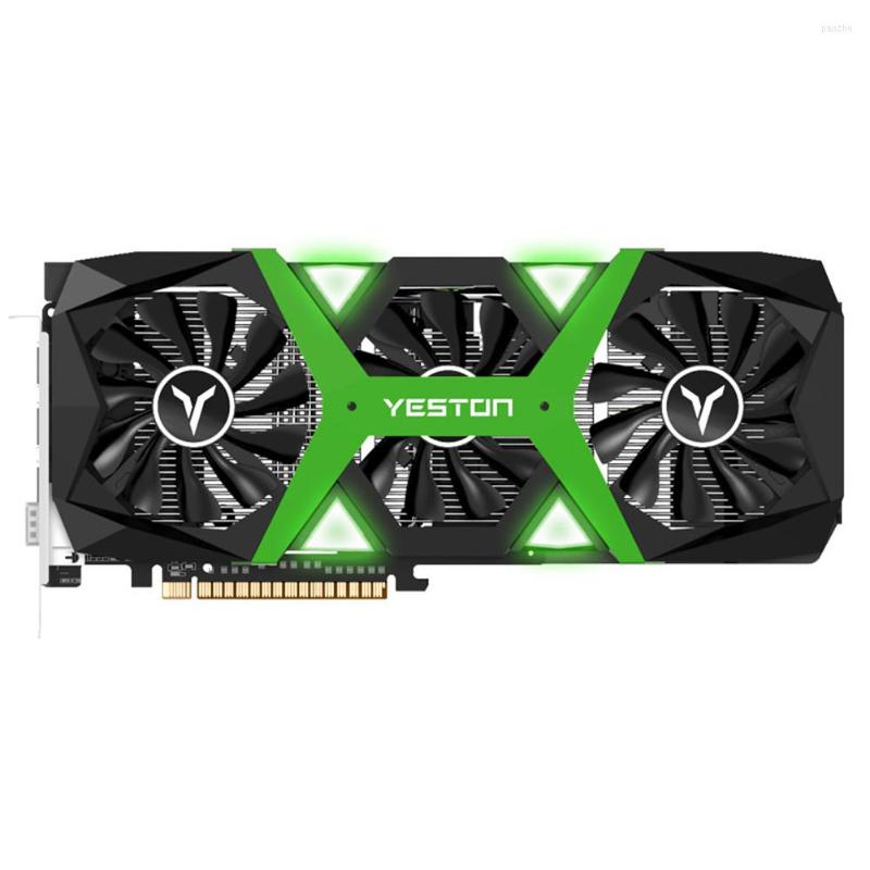 Graphics Cards Yeston Geforce RTX 2060 8G Card 256bit Gaming Accessories GDDR6 PCI-Express 3.0 X16 With Cooling Fan Video For PC
Graphics Cards Yeston Geforce RTX 2060 8G Card 256bit Gaming Accessories GDDR6 PCI-Express 3.0 X16 With Cooling Fan Video For PC