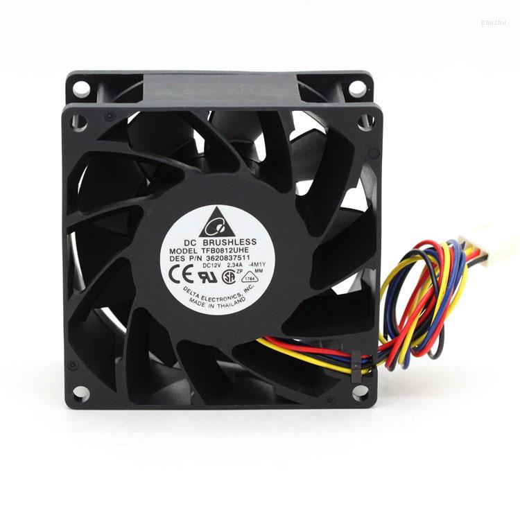 Computer Coolings For Delta TFB0812UHE -5H2L DC12V 2.34A 80x80x38mm Server Square Inverter Axial Cooling Fans
Computer Coolings For Delta TFB0812UHE -5H2L DC12V 2.34A 80x80x38mm Server Square Inverter Axial Cooling Fans