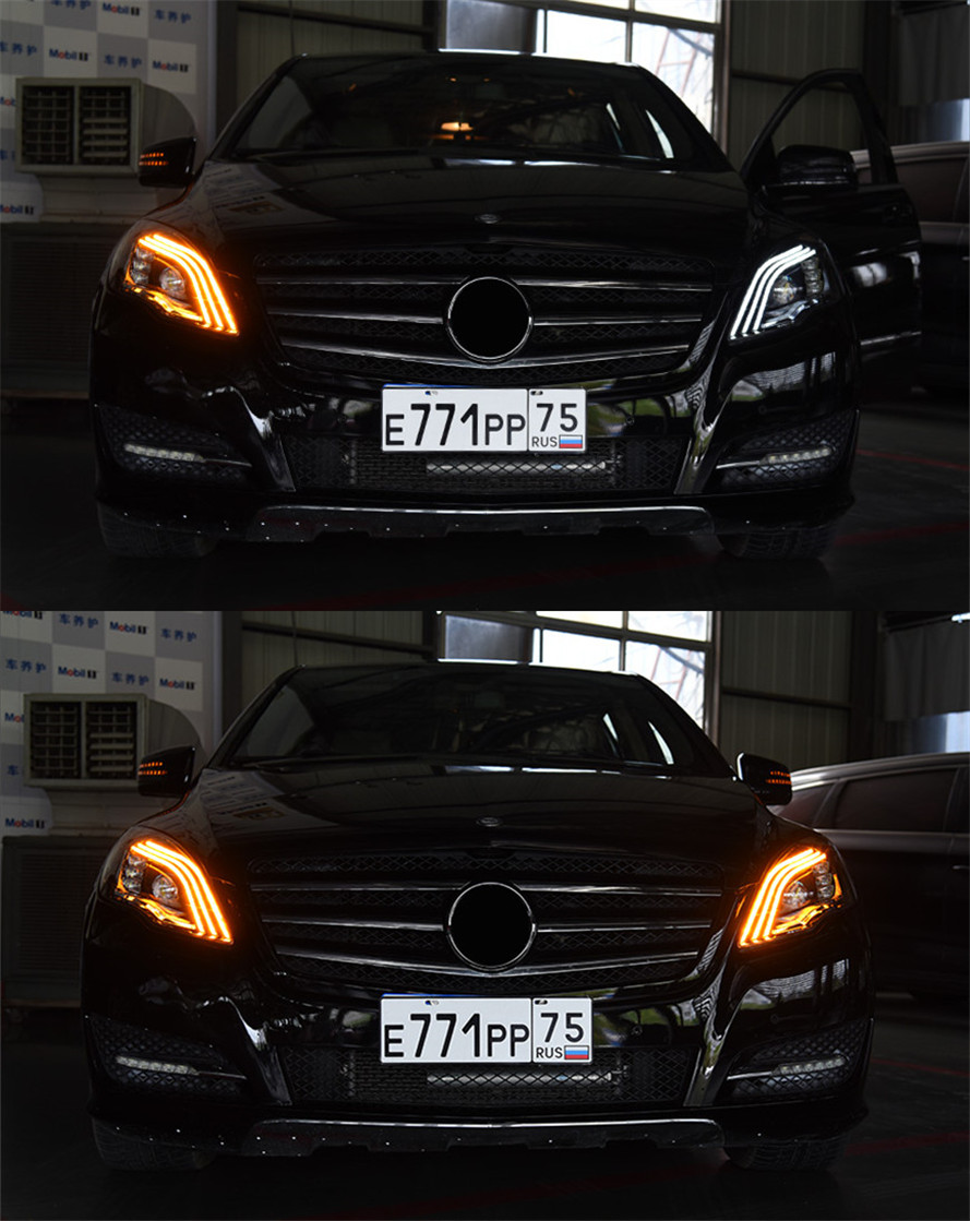 Headlight For 2010-17 Benz R Class W251 R300 R350 R500 Maybach Style Head Lights Replacement DRL Lighthouse Projector Facelift