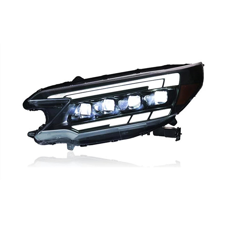 Full LED Head Lamps For Honda CR-V CRV 2012-2014 LED Dual Lens Turn Signal High Beam Daytime Running Headlights