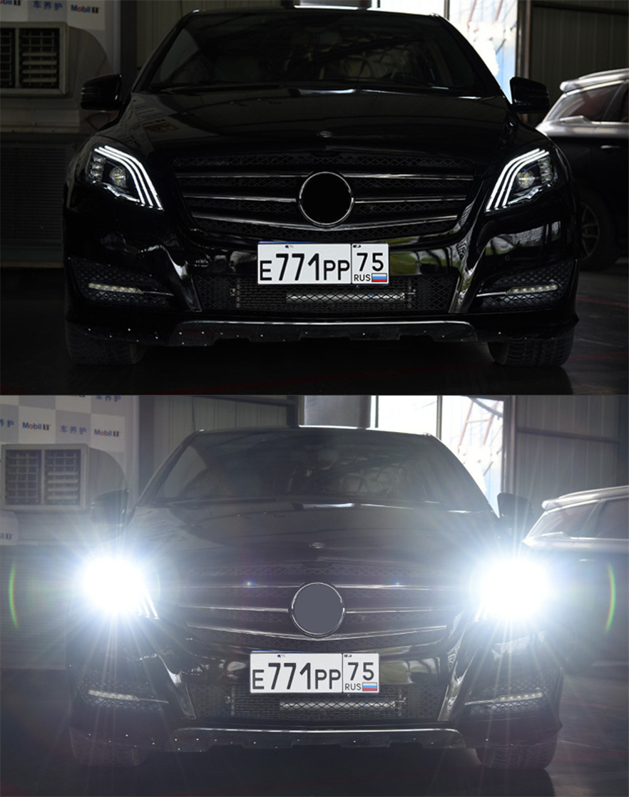 Headlight For 2010-17 Benz R Class W251 R300 R350 R500 Maybach Style Head Lights Replacement DRL Lighthouse Projector Facelift
