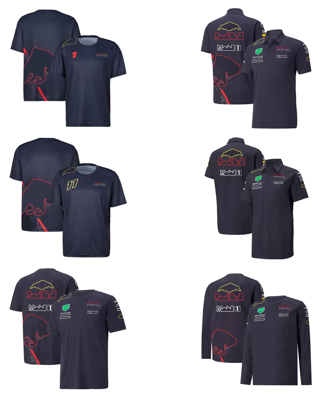 F1 Formula 1 Team Jersey New Short Sleeve Fan Polo Shirt Men's Custom Racing Suit free shipping
