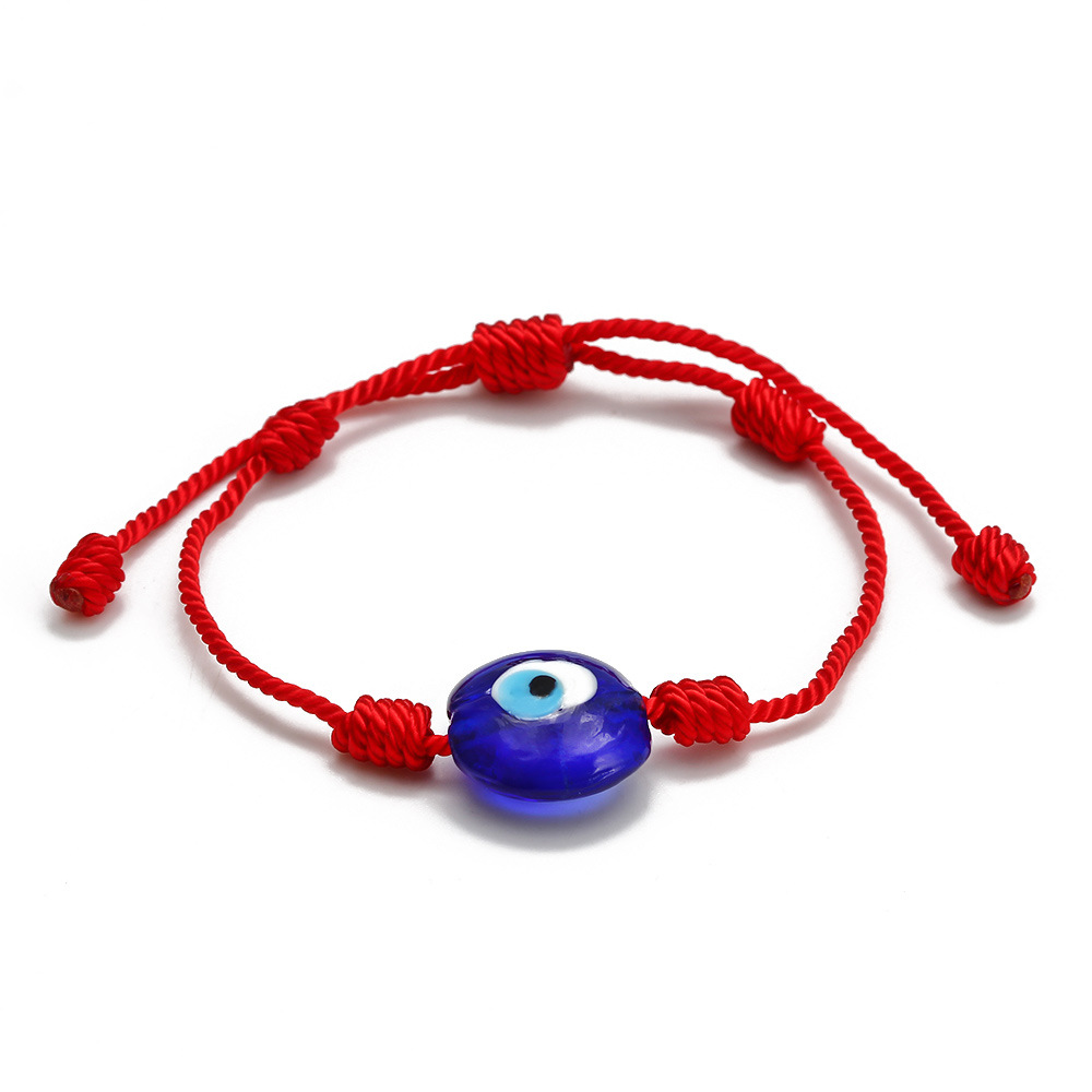 Turkish Evil Eye Bracelets Handmade Braided Red Rope Blue Eyes Bracelet For Women Men Friendship Jewelry