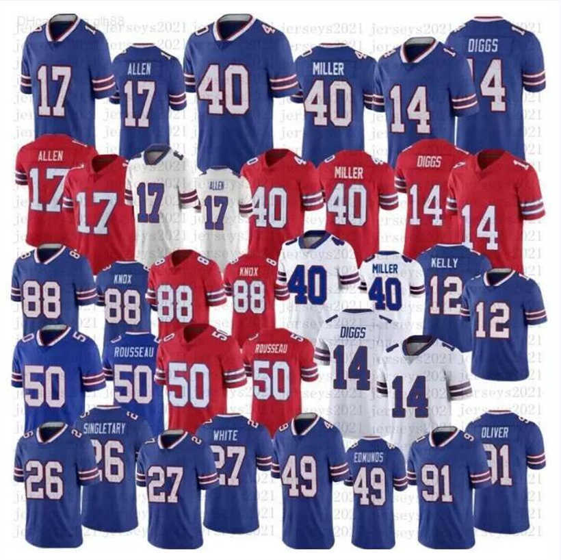 40 Von Miller Josh Allen Jersey Stefon Diggs Buffalo''Bills''Dawson Knox Custom Football Jerseys Tre'Davious White Tremaine Edmunds good Jim, As photo
40 Von Miller Josh Allen Jersey Stefon Diggs Buffalo''Bills''Dawson Knox Custom Football Jerseys Tre'Davious White Tremaine Edmunds good Jim, As photo