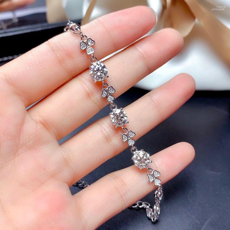 Bracelets Sterling Silver 925 For Women Tennis Bracelet Charm Moissanite Jewelry GIA Wedding
Bracelets Sterling Silver 925 For Women Tennis Bracelet Charm Moissanite Jewelry GIA Wedding