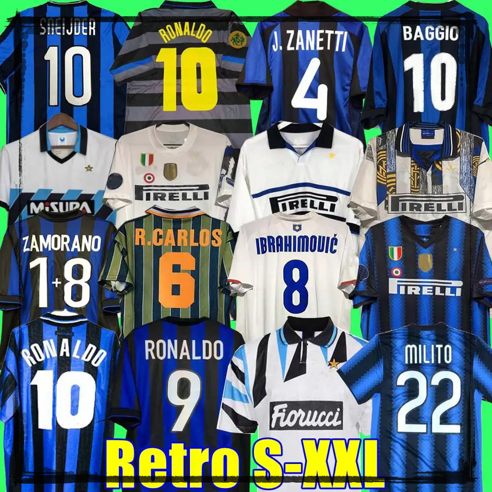 finals 2009 MILITO SNEIJDER ZANETTI Milan Retro Soccer jersey Eto'o Football 97 98 99 01 02 03 Djorkaeff Baggio ADRIANO 10 11 07 08 09 BATISTUTA Zamorano RONALDO InTErS, 08/09 home
finals 2009 MILITO SNEIJDER ZANETTI Milan Retro Soccer jersey Eto'o Football 97 98 99 01 02 03 Djorkaeff Baggio ADRIANO 10 11 07 08 09 BATISTUTA Zamorano RONALDO InTErS, 08/09 home