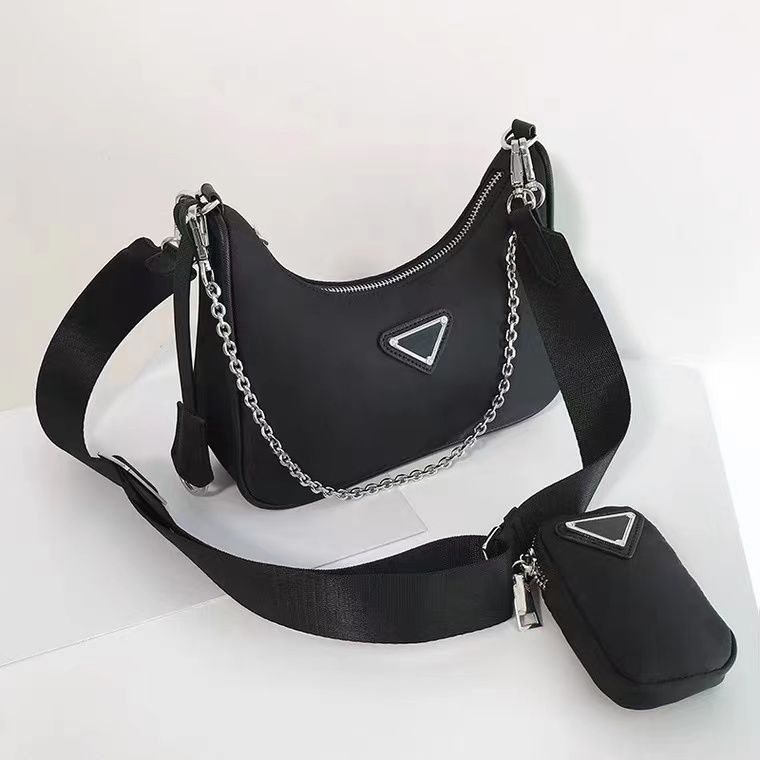 Designers bags 3 piece the Tote man womens Luxurys handbags hobo purses solid color crossbody shoulder totes fashion chain Wallet nylon large capacity bag, 86053-black
Designers bags 3 piece the Tote man womens Luxurys handbags hobo purses solid color crossbody shoulder totes fashion chain Wallet nylon large capacity bag, 86053-black