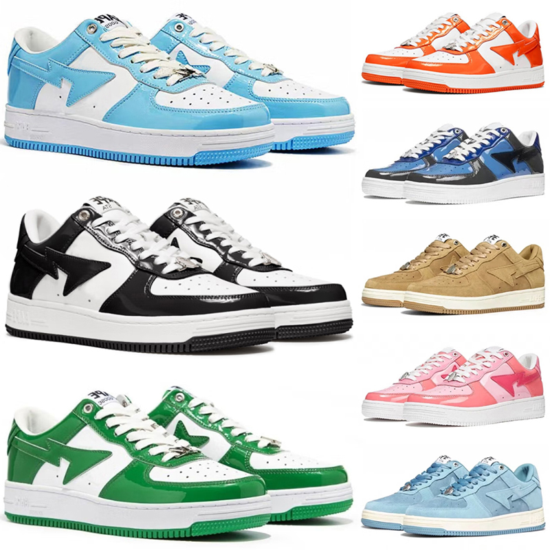Bapestas Baped Sta Casual Shoes Designer Men Women Fashion Color Camo Combo Pink Black White Blue JJJJound Plate-forme Luxury Sports Sneakers Trainers, 36-45 grey green
Bapestas Baped Sta Casual Shoes Designer Men Women Fashion Color Camo Combo Pink Black White Blue JJJJound Plate-forme Luxury Sports Sneakers Trainers, 36-45 grey green