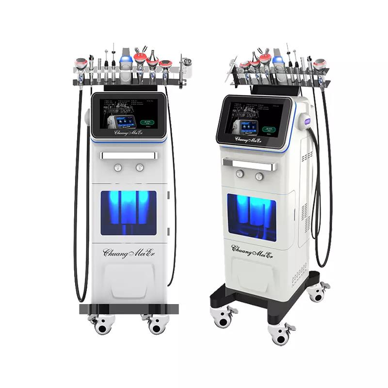 2022 Latest 10 in 1 Face Skin Care Wrinkle Remover Multifunctional Management Machine Water Oxygen Facial Apparatus Manufature Price