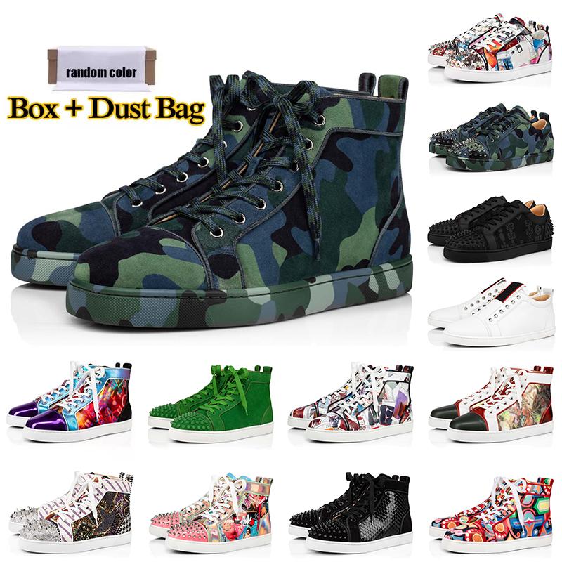 With Box Designer Christians Red-Bottoms Casual Shoes s Fashion Luxury Designer Shoes Men Women Canvas Shoe Spikes Loafers Suede Leath HU, Item #32 
With Box Designer Christians Red-Bottoms Casual Shoes s Fashion Luxury Designer Shoes Men Women Canvas Shoe Spikes Loafers Suede Leath HU, Item #32