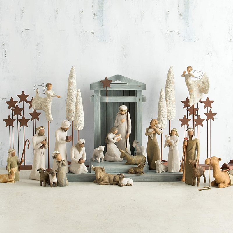 Other Event Party Supplies Sculpted Hand-Painted Nativity Figures 6pcs/Set Art Figure Jesus Decoration Statue Tabletop Ornament Home Decor Christmas G