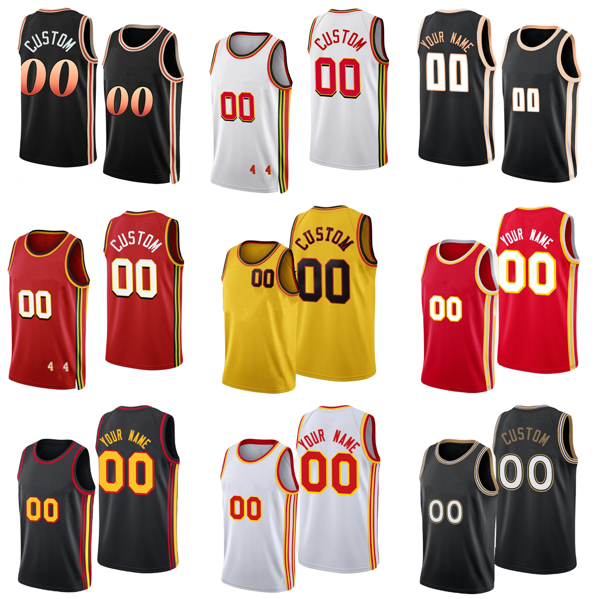 Custom 2022-23 New Season Printed Basketball Jerseys 2023 City Edition Statement Icon Association Edition Jersey. Message Any number and name on the order, Printed (with team logo)
Custom 2022-23 New Season Printed Basketball Jerseys 2023 City Edition Statement Icon Association Edition Jersey. Message Any number and name on the order, Printed (with team logo)