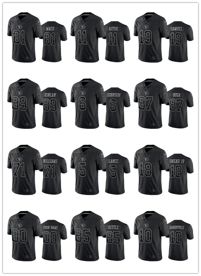 Jersey San Francisco''49ers''MEN Steve Young Joe Montana Trey Lance Jimmy Garoppolo Deebo Samuel Nick Bosa George Kittle Black Reflective Limited
Jersey San Francisco''49ers''MEN Steve Young Joe Montana Trey Lance Jimmy Garoppolo Deebo Samuel Nick Bosa George Kittle Black Reflective Limited